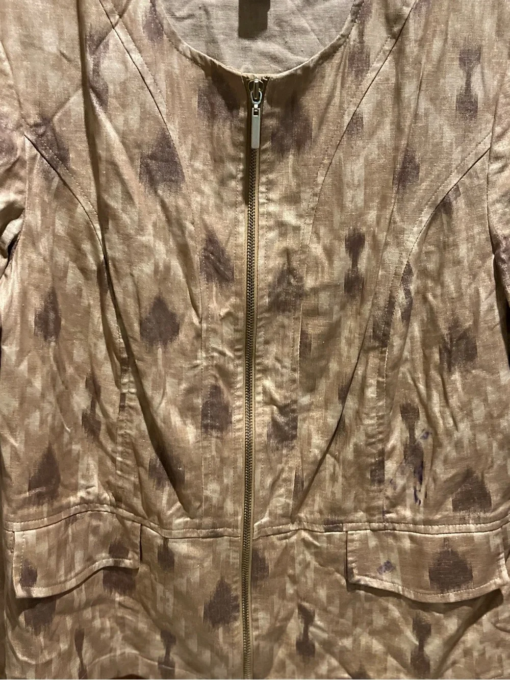 14. WOMENS CHICO’S 2/L DETAIL JACKET - Picture 3 of 6